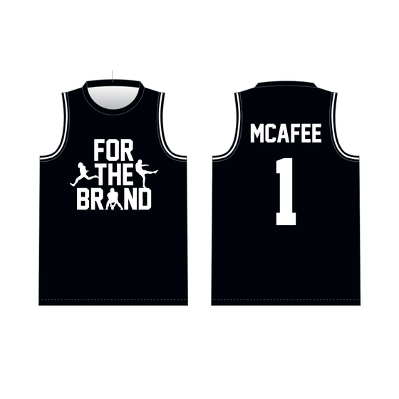For The Brand - Customizable Black Basketball Jersey – PatMcAfeeShow